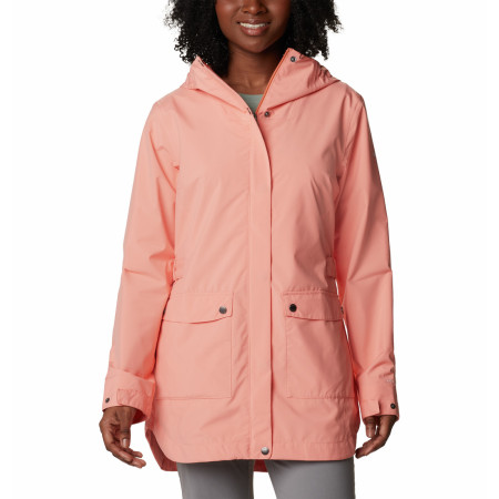 Kurtka damska Columbia Here And There Trench Jacket różowy Coral Reef
