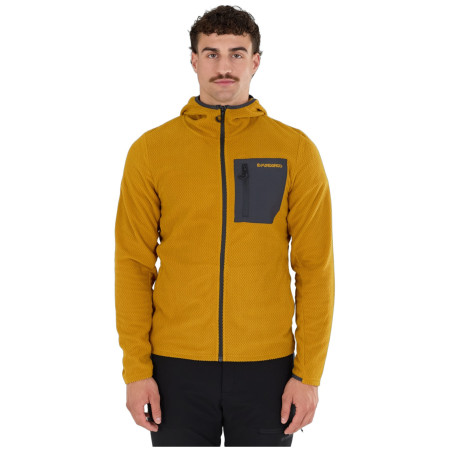 Bluza męska Fundango Nagano Full Zip Hoodie żółty kangoo