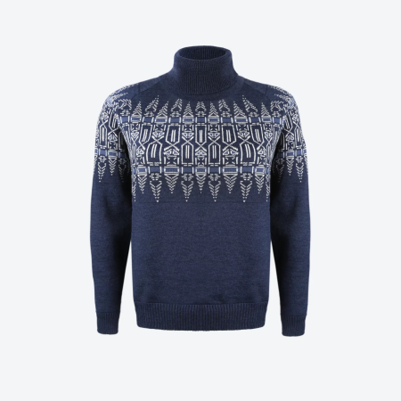 Sweter damski Kama 5051 ciemnoniebieski navy