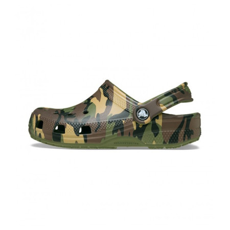 Kapcie dziecięce Crocs Classic Camouflage Clog Army Green/Multi