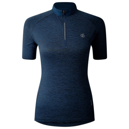 Damska koszulka kolarska Dare 2b Pedal To Jersey ciemnoniebieski MoonLt Denim