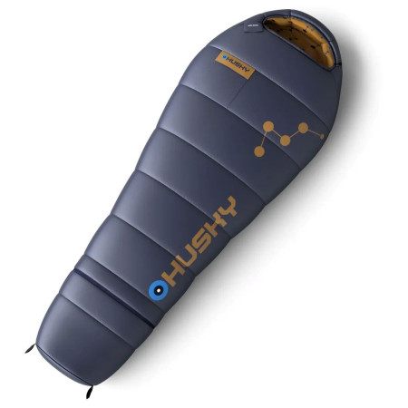 Śpiwór dziecięcy Husky Kids Magic niebieski/zielony Blue/Mustard