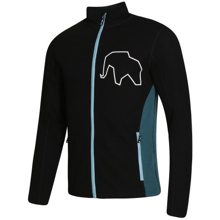 Męska bluza Zulu 3D Merino Collar 200 czarny Black