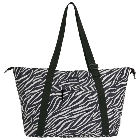 Torba plażowa Regatta Boulder Tote czarny/biały Black White Zebra