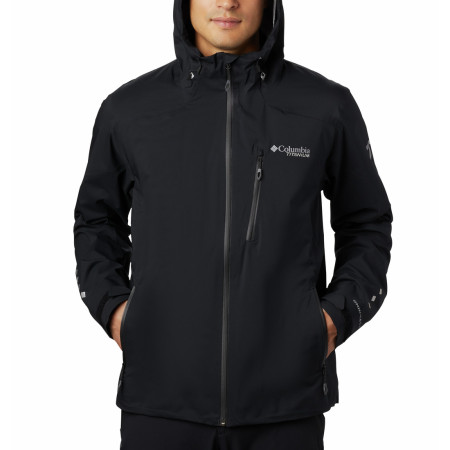Kurtka męska Columbia Titan Pass 2.5L Shell czarny Black