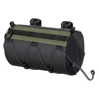 Torba na kierownicę Topeak Tubular BarBag czarny/zielony zelená