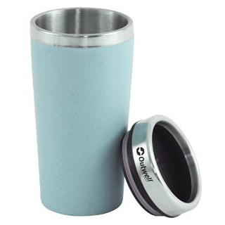 Kubek termiczny Outwell Vacuum Bamboo Mug jasnoniebieski
