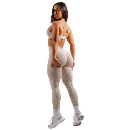 Damskie legginsy Nebbia Push-Up Compression Leopard Leggings Primal