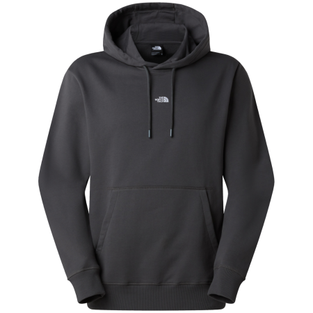 Bluza The North Face U Essential Light Relaxed Hoodie czarny ANTHRACITE GREY