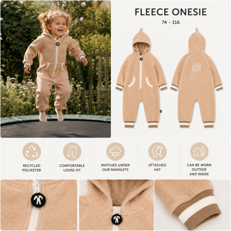 Kombinezon dziecięcy DucKsday Polar Fleece Londen/sand