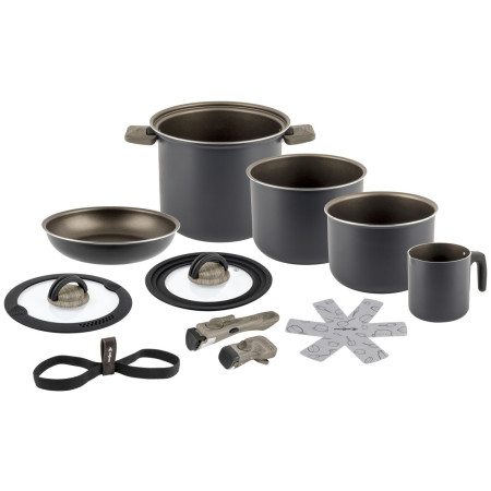 Zestaw garnków Brunner Torralta Ø 22 cm szary/czarny