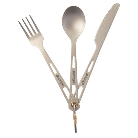 Sztućce Vango Titanium Cutlery Set srebrny Titanium