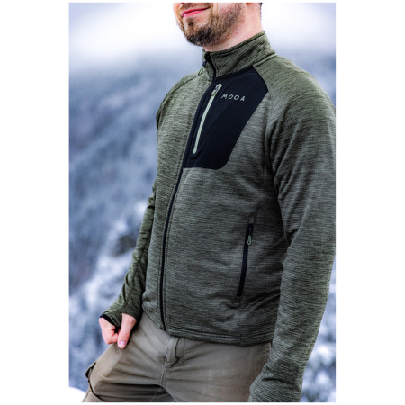 Męska bluza MOOA Nyore Grid 220