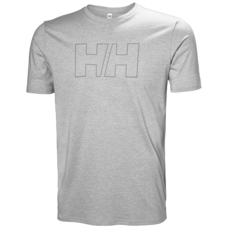 Koszulka męska Helly Hansen Tech Logo T-Shirt szary Grey Melange