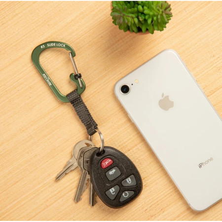 Karabińczyk pomocniczy Nite Ize SlideLock Key Ring Aluminum