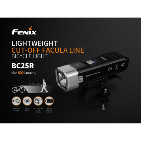 Przednia lampka Fenix BC25R
