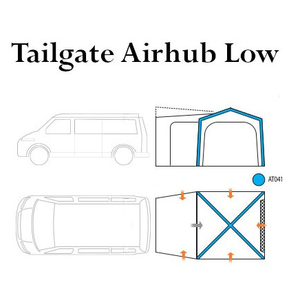 Zapasowa dętka Vango Airspeed Tube 670 x 10cm Cross