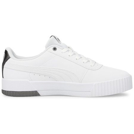 Buty damskie Puma Carina Raw Metallics biały white