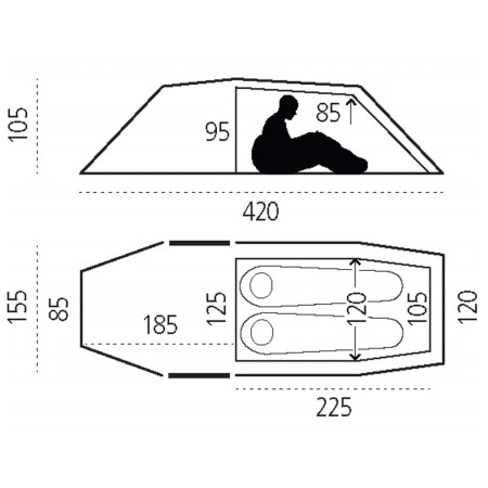 Namiot turystyczny Fjällräven Keb Endurance 2