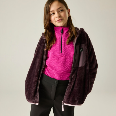 Bluza dziecięca Dare 2b Powder Fleece Hucklbr/PkHz