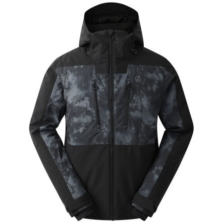 Męska kurtka narciarska Dare 2b Baseplate III Jacket czarny/szary Black/Iron Gate Distressed Print
