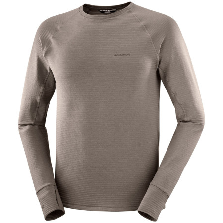 Koszulka męska Salomon Essential Lightwarm szary Iron