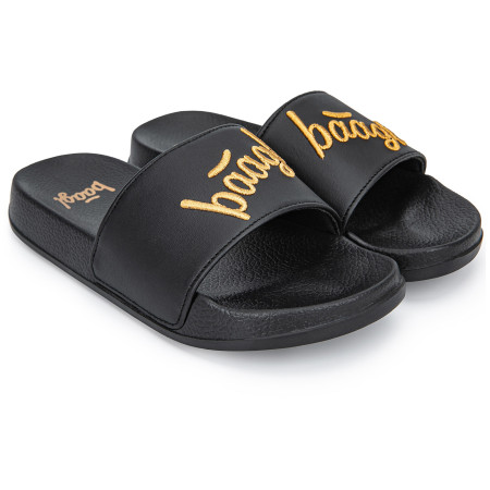 Kapcie dziecięce Baagl Logo Gold