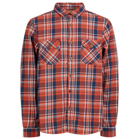 Koszula męska Fundango Roddy Lined Shirt czerwony blood