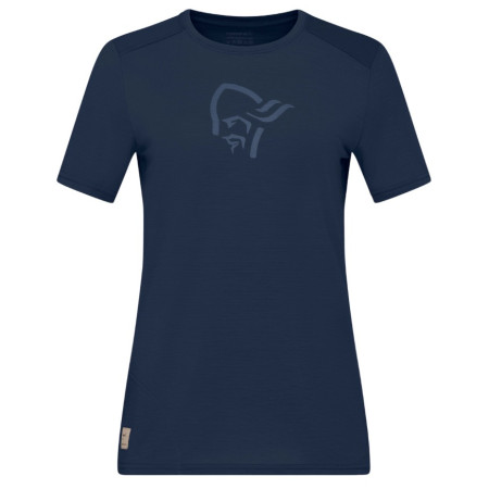 Koszulka damska Norrona femund equaliser merino T-shirt ciemnoniebieski Indigo Night
