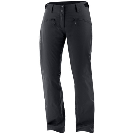 Damskie spodnie narciarskie Salomon Edge Pant W czarny DEEP BLACK
