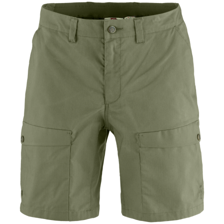 Spodenki męskie Fjällräven Abisko Hybrid Trail Shorts M zielony Laurel Green
