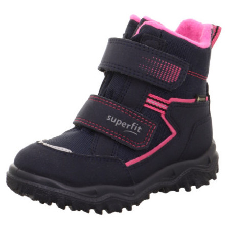 Dziecięce buty zimowe Superfit Husky Blau/Pink niebieski/różowy Blau/Pink