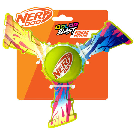 Zabawka dla psa Nerf Dog Color Grip Tri Flyer 20 cm