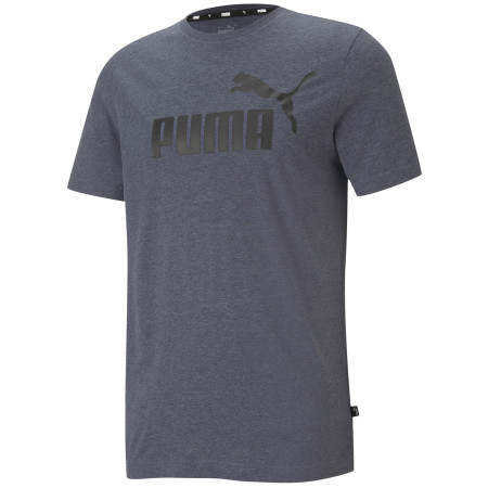 Koszulka męska Puma ESS Heather Tee zarys blue