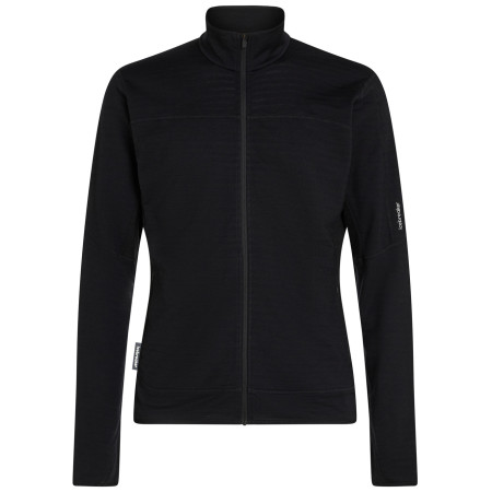 Męska bluza Icebreaker Men Merino Blend 300 RealFleece™ Descender LS Zip czarny Black