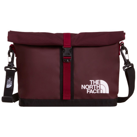 Torba naramienna The North Face Base Camp Shoulder Bag czerwony Deep Burgundy/TNF Black