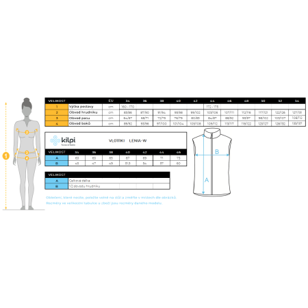 Kamizelka damska Kilpi Lenia-W