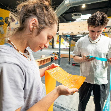 Guma do ćwiczeń YY VERTICAL Warm Up Band Green Easy