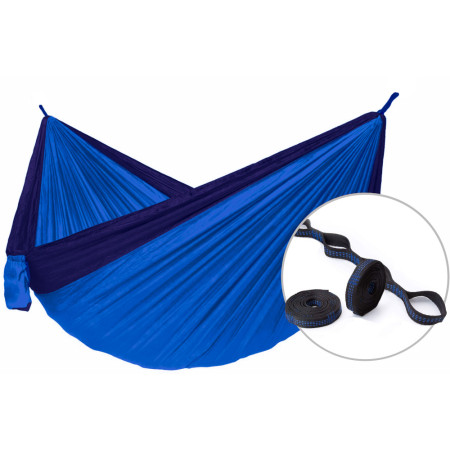 Hamak Hamaka.eu Camping single + Slap Strap niebieski