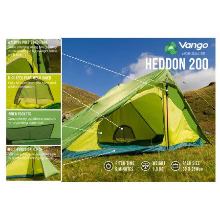 Ultralekki namiot Vango Heddon 200