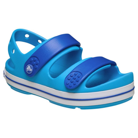 Sandały dziecięce Crocs Crocband Cruiser Sandal K Venetian/Blue Bolt niebieski Venetian/Blue Bolt