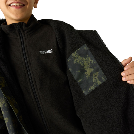 Płaszcz nieprzemakalny dziecięcy Regatta Junior Waterproof Changing Robe Pro Bark Green