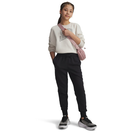 Dziecięce spodnie dresowe Under Armour Rival Fleece Joggers Black Girls