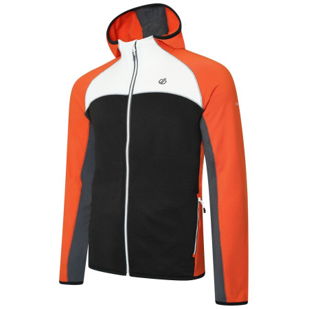 Męska bluza Dare 2b Ratified II Strch CL czarny/pomarańczowy Trailblz/Blk