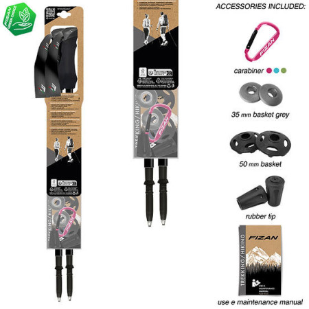 Kije trekkingowe Fizan Compact MS