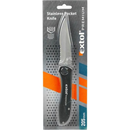 Nóż Extol składany ze stali nierdzewnej