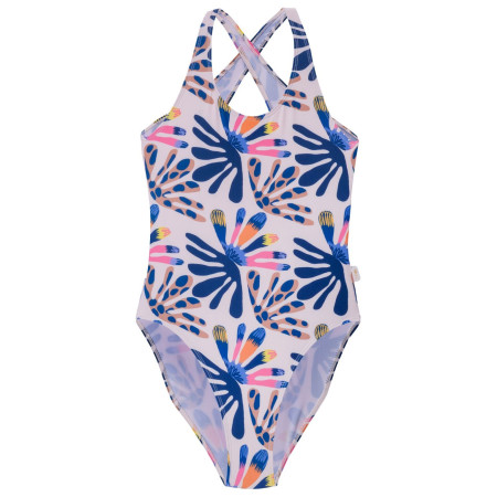 Strój kąpielowy dla dzieci Aquawave Salava Jr - Summer Beige Flower Print