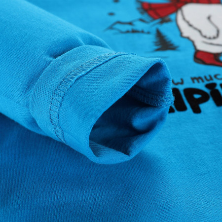 T-shirt dziecięcy Alpine Pro Ecco 2 Blue