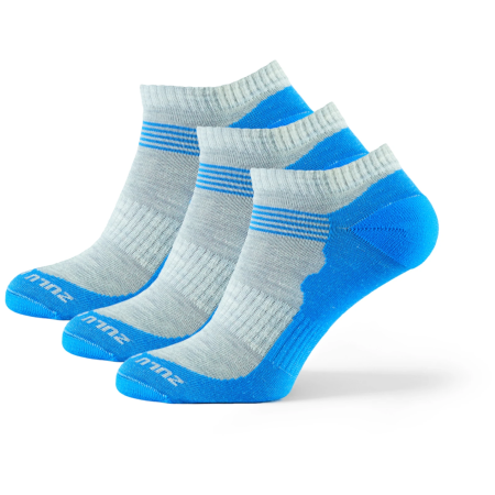 Skarpetki Zulu Merino Summer 3-pack niebieski/szary blue/grey