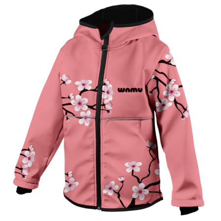 Dziecięca kurtka softshellowa WAMU Pink różowy PINK